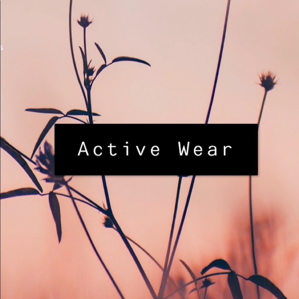 Active wear!